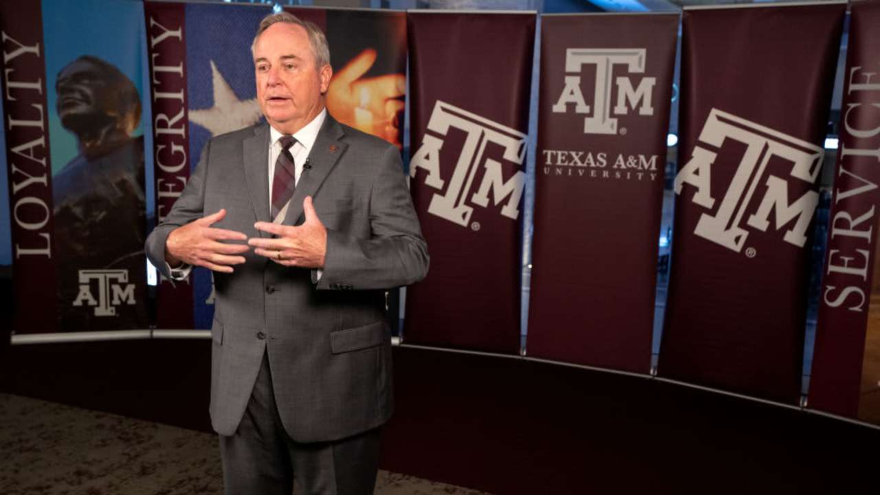 Texas A&M University Interim President Mark A. Welsh III