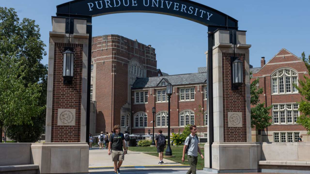 General view of the campus of Purdue University