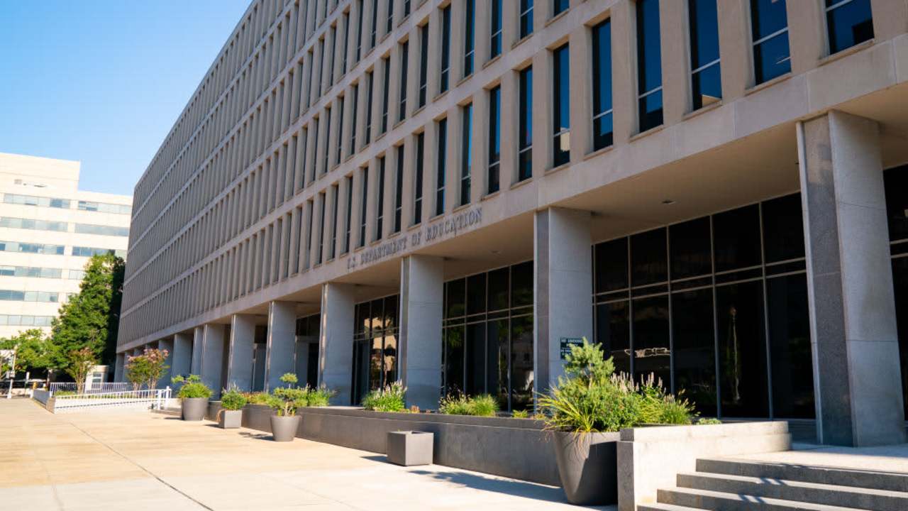 The US Department of Education building in Washington, DC.