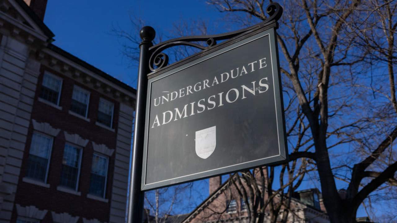 Signage outside of the Undergraduate Admissions Office at Dartmouth College in Hanover, New Hampshire.