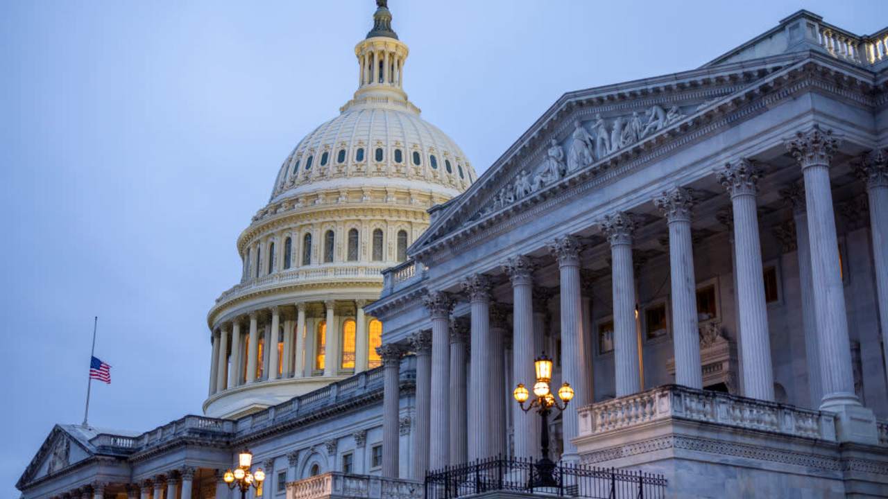 The U.S. Capitol is seen on March 14, 2025 in Washington, DC.