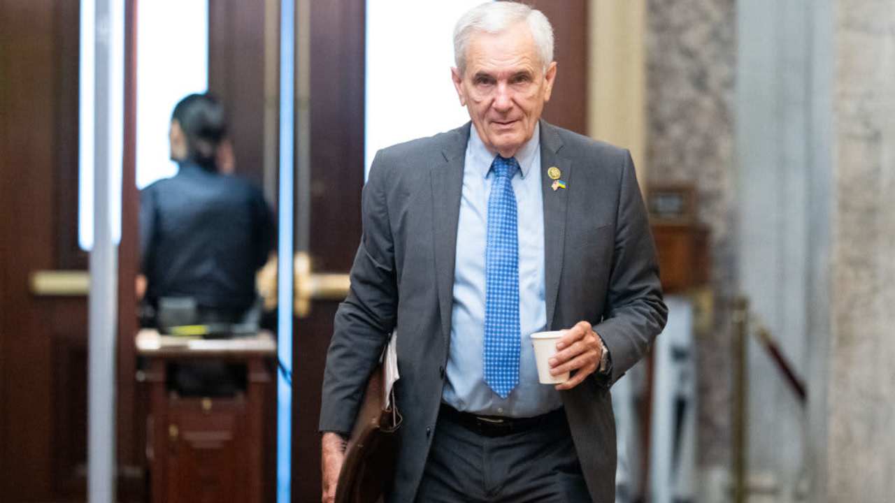 Rep. Lloyd Doggett, D-Texas, walks through the U.S. Capitol