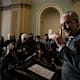 Senate Majority Leader Chuck Schumer, a Democrat from New York, speaks during a news conference following the weekly Democratic caucus luncheon at the U.S. Capitol