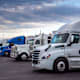 JEAN, NV - JULY 15: A large truck stop is viewed at an off ramp on July 15, 2022 in Jean, Nevada. Located along Interstate 15 south of Las Vegas, Jean is one of the exits used by visitors who are visiting the Seven Magic Mountains desert art installation.