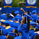 NASHVILLE, TENNESSEE - MAY 07: Graduates attend Tennessee State University's Commencement Ceremony at Hale Stadium at Tennessee State University on May 07, 2022 in Nashville, Tennessee. (Photo by Jason Davis/Getty Images)