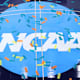 MINNEAPOLIS, MN - APRIL 03: A NCAA logo is seen after the South Carolina Gamecocks defeated the UConn Huskies during the championship game of the NCAA Women’s Basketball Tournament at Target Center on April 3, 2022 in Minneapolis, Minnesota. (Photo by C. Morgan Engel/NCAA Photos via Getty Images)