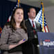 Representative Elise Stefanik, a Republican from New York, speaks during a news conference in Washington, DC, US, on Wednesday, Jan. 25, 2023. Congressional Democrats pressed Republicans to offer a concrete proposal for raising the nation's debt ceiling and avoiding a default after a meeting on Tuesday with President Biden. Photographer: Al Drago/Bloomberg via Getty Images