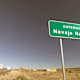 AZ, Sanders, Entering Navajo Nation sign