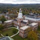 Baker-Berry Library on the campus of Dartmouth College in Hanover, New Hampshire, U.S., on Sunday, Oct. 17, 2021. Dartmouth Colleges endowment returned 47% in the fiscal year that ended in June, the latest university to post some of the strongest investment gains in decades. Photographer: Bing Guan/Bloomberg via Getty Images