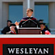 Barack Obama Gives Commencement Address At Wesleyan University