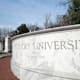 Entrance gate leading to Emory University in Atlanta, Georgia. Emory University is one of the top private research universities in the United States.
