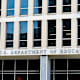 Main entrance of the US Department of Education building in Washington, DC.