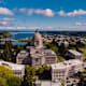 Aerial view of Washington State Capitol