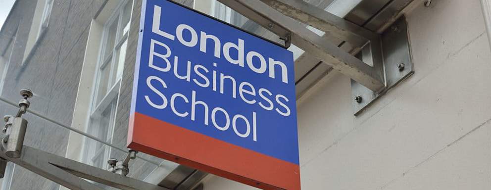 London Business School sign