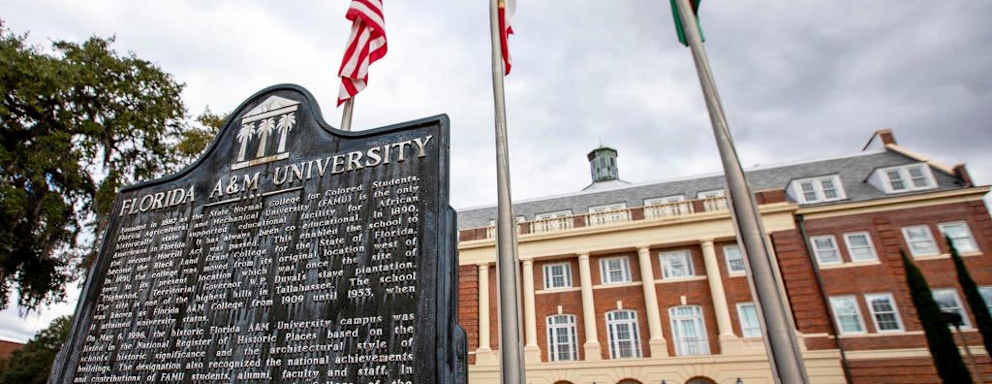 A view of Florida A&M University, a public and historically black university, in Tallahassee, Florida, on Monday, December 14, 2020. (Daniel A. Varela/Miami Herald/Tribune News Service via Getty Images)
