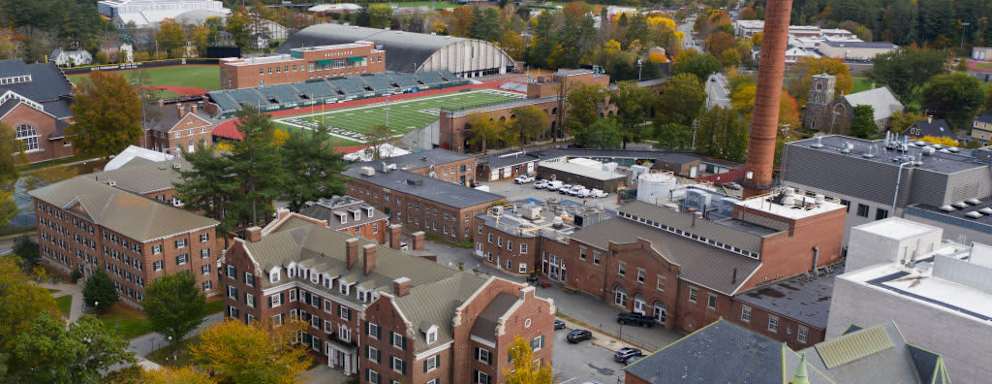 The campus of Dartmouth College in Hanover, New Hampshire, U.S., on Sunday, Oct. 17, 2021. Dartmouth Colleges endowment returned 47% in the fiscal year that ended in June, the latest university to post some of the strongest investment gains in decades. Photographer: Bing Guan/Bloomberg via Getty Images