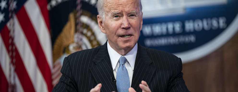 US President Joe Biden speaks while meeting with business and labor leaders in the Eisenhower Executive Office Building in Washington, DC, US, on Friday, Nov. 18, 2022. Biden will discuss ways to tackle inflation and shore up the economy with the CEOs of Ford Motor Co., Carrier Global Corp. and Kaiser Permanente, as well as labor officials. Photographer: Al Drago/Bloomberg via Getty Images