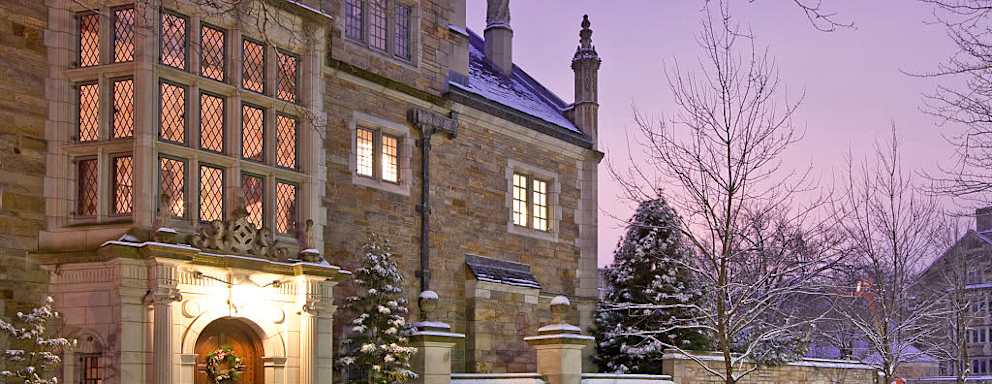 Rose Walk, Yale University Campus. December 31, 2009