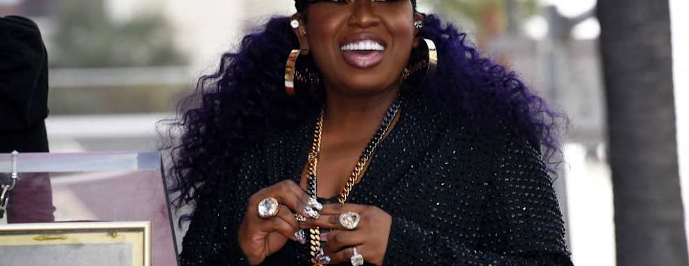 US hip hop recording artist Missy Elliott smiles during the ceremony to honor her with the 2,708th star on the Hollywood Walk of Fame in Los Angeles, California on November 8, 2021. (Photo by Robyn Beck / AFP) (Photo by ROBYN BECK/AFP via Getty Images)