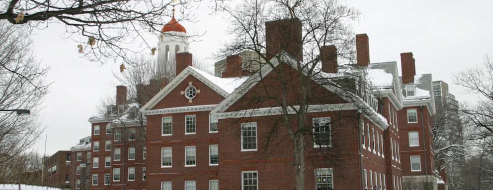 Harvard University in Winter