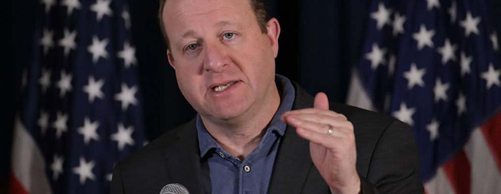 DENVER, CO - DECEMBER 3 : Gov. Jared Polis explains about his supplemental budget at Carriage House of Governors Mansion in Denver, Colorado on Thursday, January 3, 2023. (Photo by Hyoung Chang/The Denver Post)