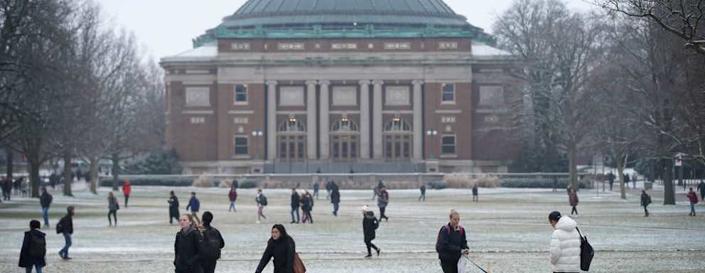 The University of Illinois Urbana-Champaign campus on Friday, Jan. 31, 2020. Citing long waits, denials and visa cancellations that take away from teaching time and academic progress, presidents and chancellors from nearly 30 Illinois colleges and universities are pushing for lawmakers to do more to help international students and scholars who face new obstacles tied to immigration policy. (E. Jason Wambsgans/Chicago Tribune/Tribune News Service via Getty Images)