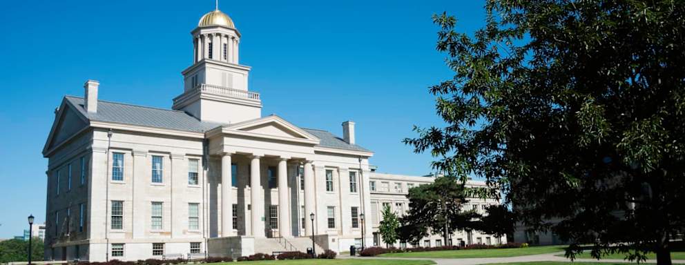 Historic Capitol Building on the University of Iowa Campus