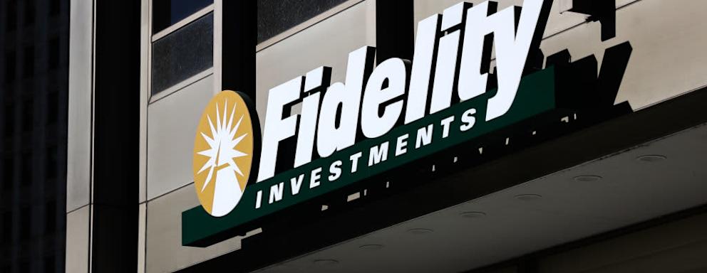 Fidelity Investments logo is seen on the building in Chicago, United States on October 19, 2022. (Photo by Jakub Porzycki/NurPhoto via Getty Images)