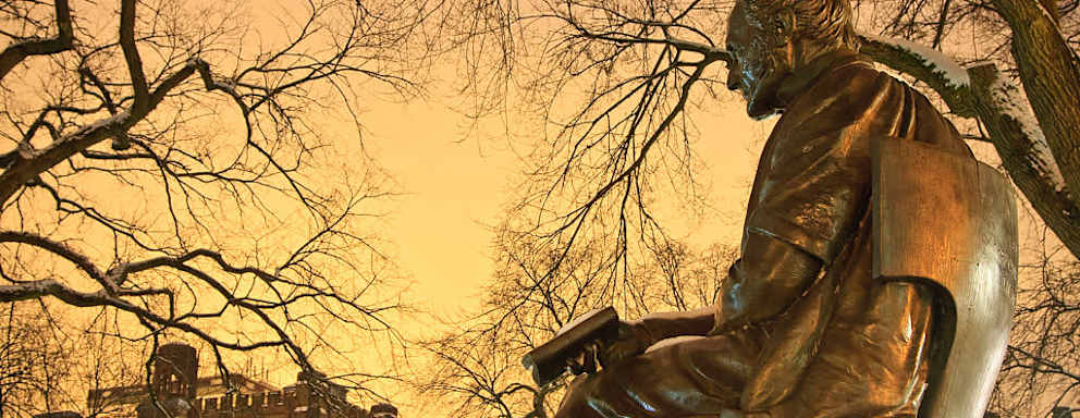 Statue of Elihu Yale December 31, 2009