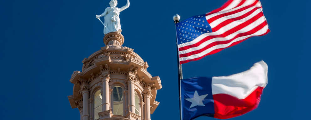 The Texas State Capitol Building in Austin, Texas.