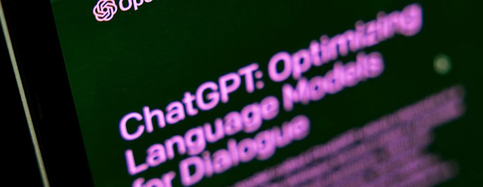 ChatGPT website displayed on a laptop screen is seen in this illustration photo taken in Milano, Italy, on February 21 2023 (Photo illustration by Mairo Cinquetti/NurPhoto via Getty Images)