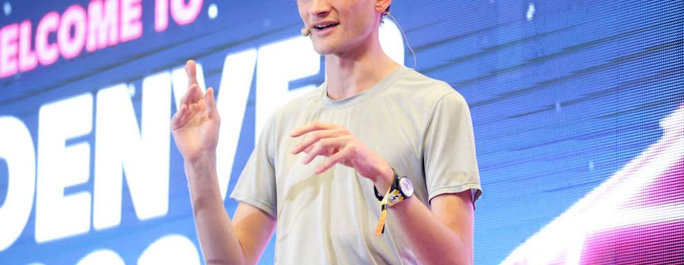 Ethereum co-founder Vitalik Buterin speaking at the ETHDenver event on February 18, 2022 in Denver, Colorado.