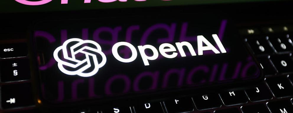 ChatGPT 4 sign on website displayed on a laptop screen and OpenAI logo displayed on a phone screen are seen in this illustration photo taken in Poland on March 14, 2023. (Photo by Jakub Porzycki/NurPhoto via Getty Images)