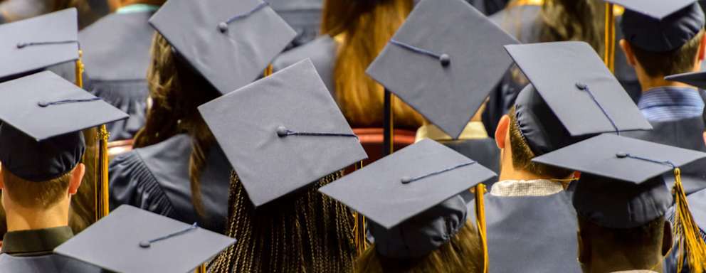 Full Frame Shot Of Students During Convocation Ceremony