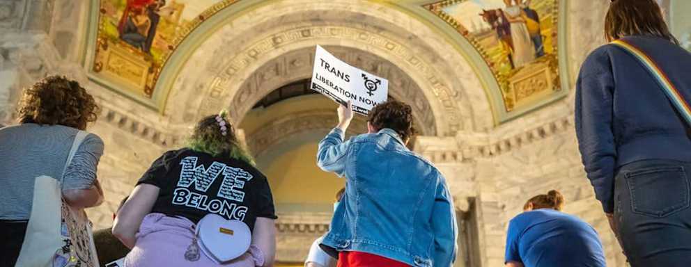 sign during the Fairness Rally at the Kentucky state Capitol