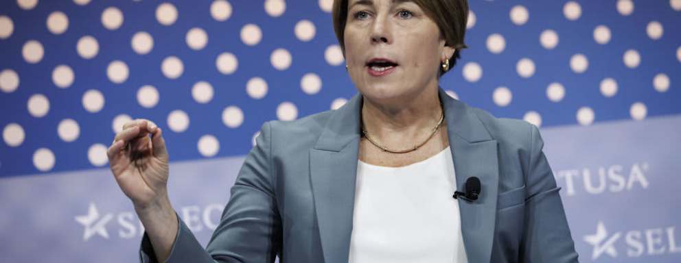 Maura Healey, governor of Massachusetts, speaks