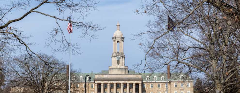 The campus of Penn State University