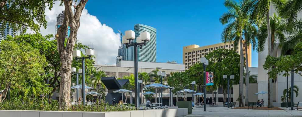 Miami Dade College campus in Florida