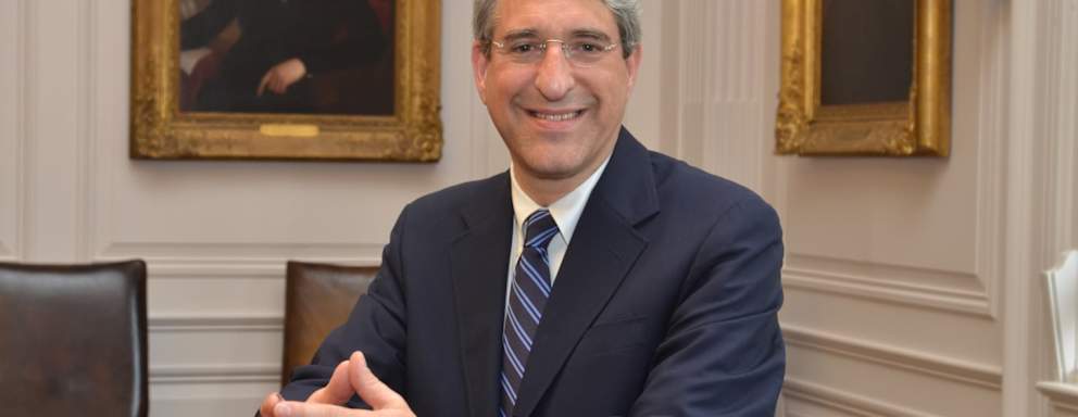 Peter Salovey's First Day as President at Yale