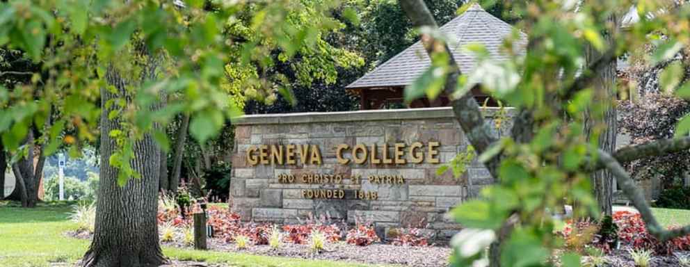 Geneva-College-campus-sign