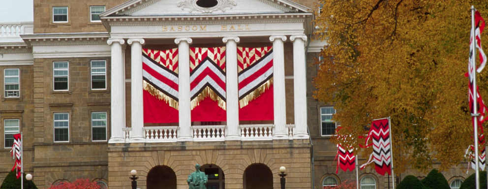 Exterior of University of Wisconsin's Bascom Hall