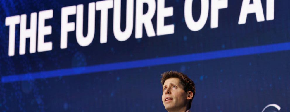 OpenAI CEO Sam Altman speaking at Hope Global Forum