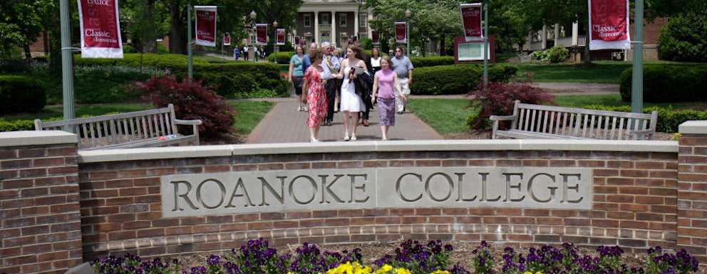 Roanoke College campus entrance
