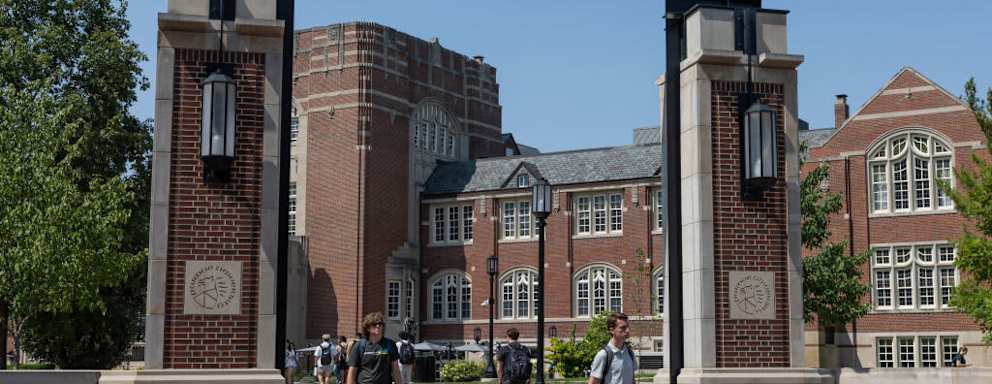 General view of the campus of Purdue University