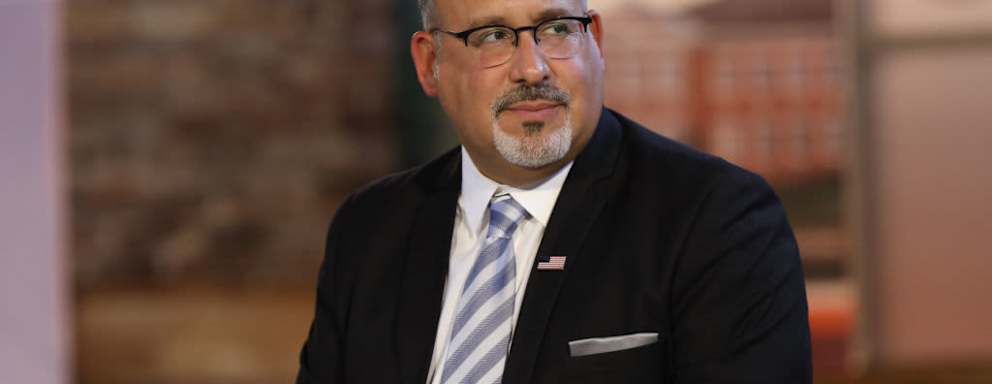 US Vice President Kamala Harris (not pictured) and US Secretary of Education Miguel Cardona attend a panel discussion with nine outstanding scholars at Claflin University on September 20, 2022 in Orangeburg, South Carolina. Topics included voter registration, mental health, and entrepreneurship. Harris's visit coincided with National Voter Registration Day and HBCU (Historically Black Colleges/Universities) Week.