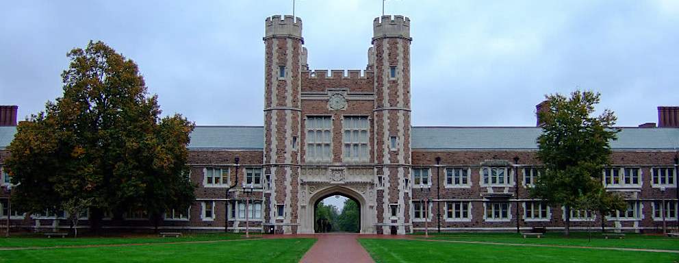 Brookings Hall, one of the symbols of Washington University in St. Louis.