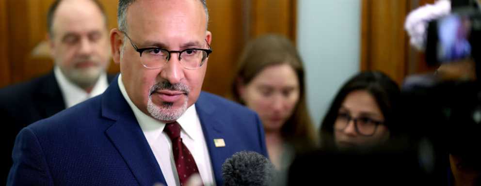 Education Secretary Miguel Cardona