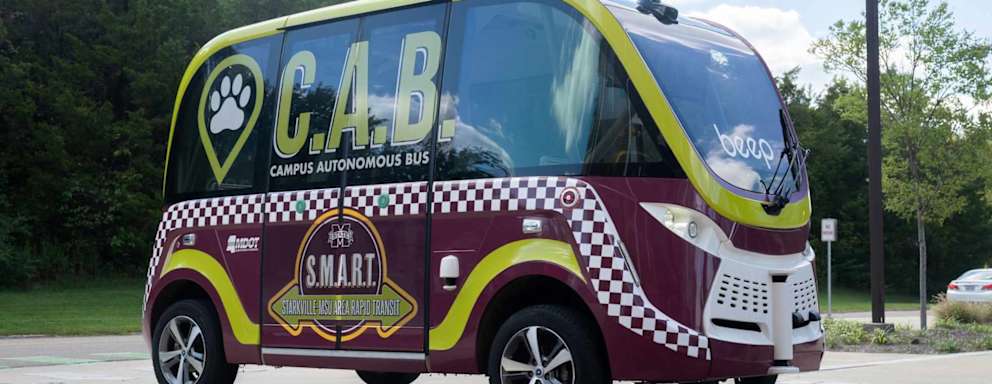 Campus Autonomous Bus (CAB) at Mississippi State University