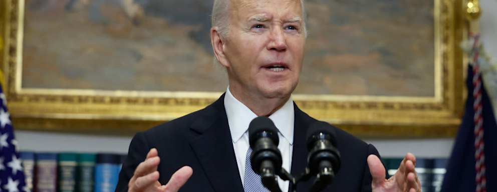 President Joe Biden delivers remarks