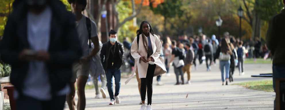 Brown University's campus in Providence, RI